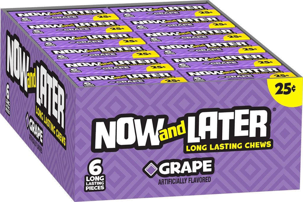 NOW AND LATER GRAPE 24CT