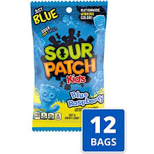 Sour Patch Kids Peg Bags Blue Raspberry 12 ct. 8 oz