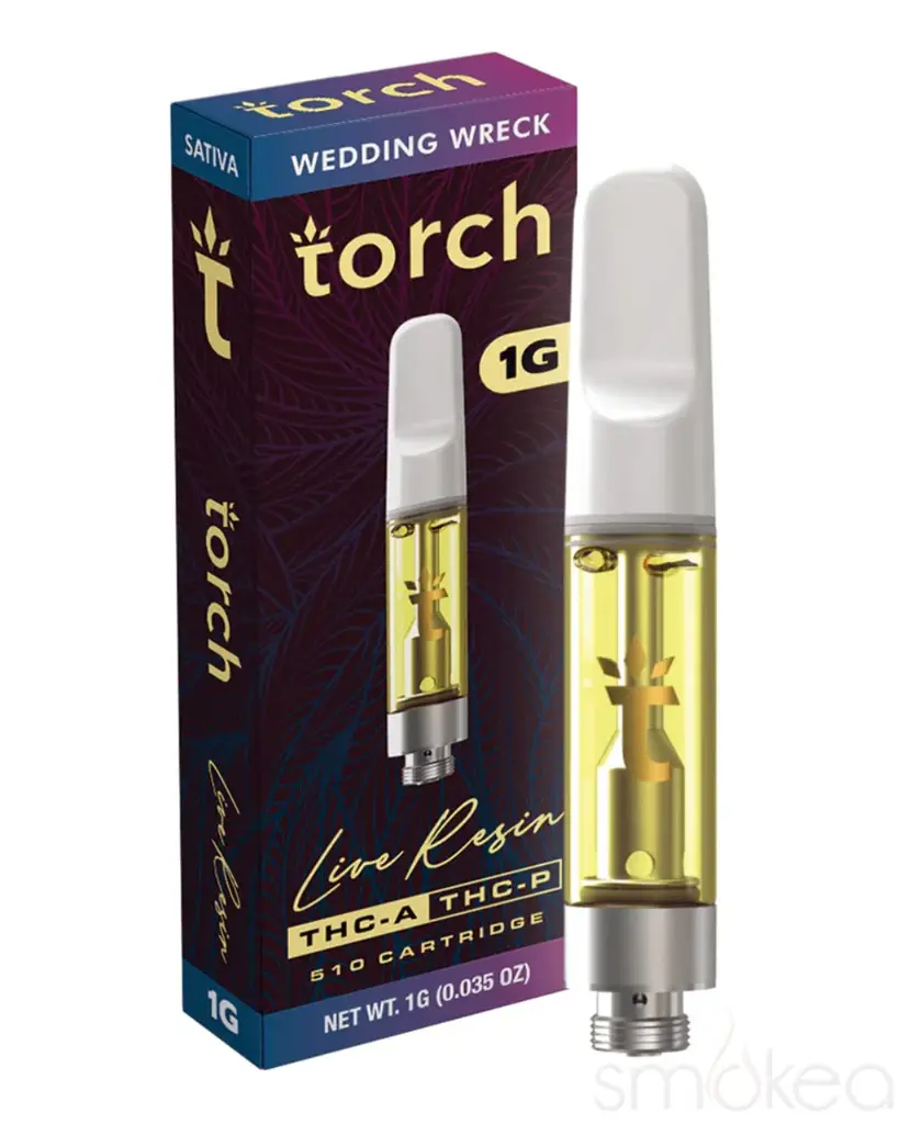 TORCH 1G THC-A LIVE RESIN CARTS - WEDDING WRECK