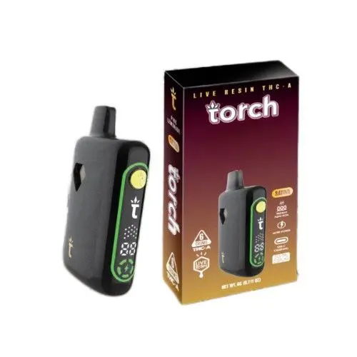 TORCH PULSE 6G LIVE RESIN THC-A - SOUR APPLE DEISEL SATIVA