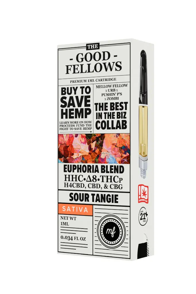 GOOD FELLOWS CARTRIDGE 1 ML EURHORIA BLEND SOUR TANGIE