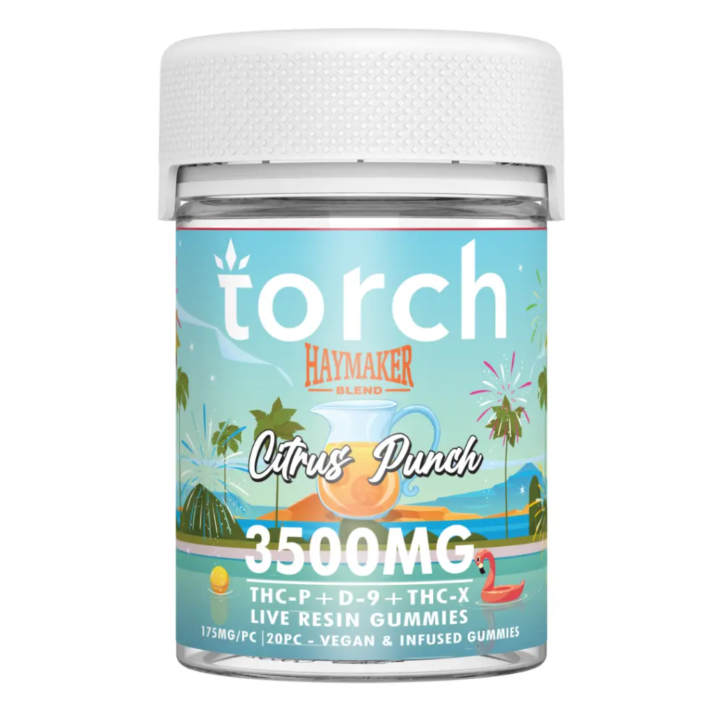 TORCH HAYMAKER 3500 MG THC-P + D-9 + THC-X CITRUS PUNCH