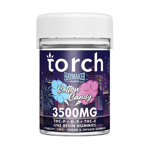 TORCH HAYMAKER 3500 MG THC-P + D-9 + THC-X COTTON CANDY