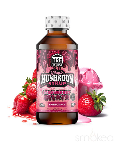 MAGIC MUSHROOM SYRUP 4OZ STRAWBERRY GELATO