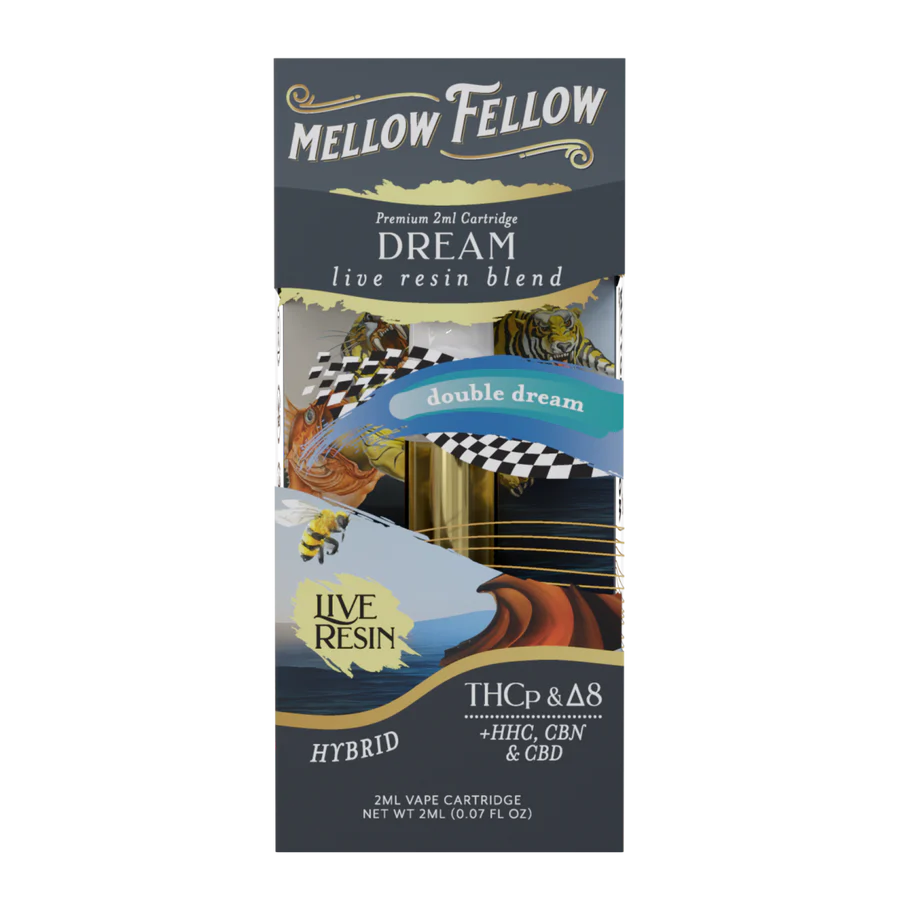 MELLOW FELLOW CARTRIDGE 2ML LIVE RESIN DREAM BLEND DOUBLE DREAM