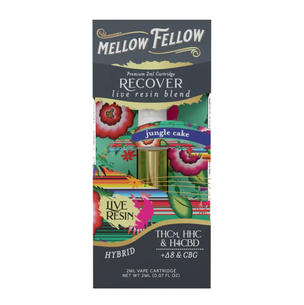 MELLOW FELLOW CARTRIDGE 2ML LIVE RESIN RECOVER BLEND JUNGLE CAKE