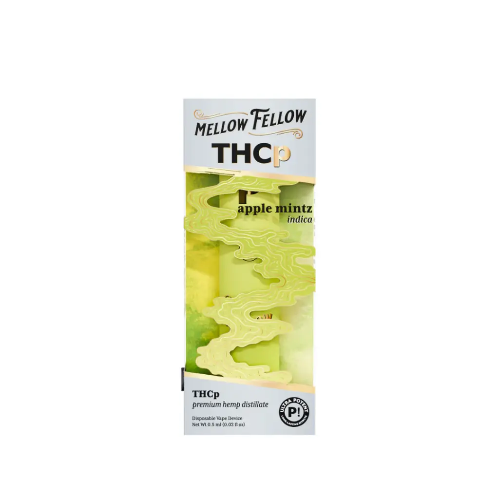 MELLOW FELLOW DISPOSABLE 0.5G THCp APPLE MINTZ (INDICA)