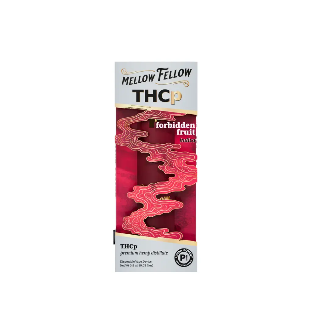 MELLOW FELLOW DISPOSABLE 0.5G THCp FORBIDDEN FRUIT (INDICA)