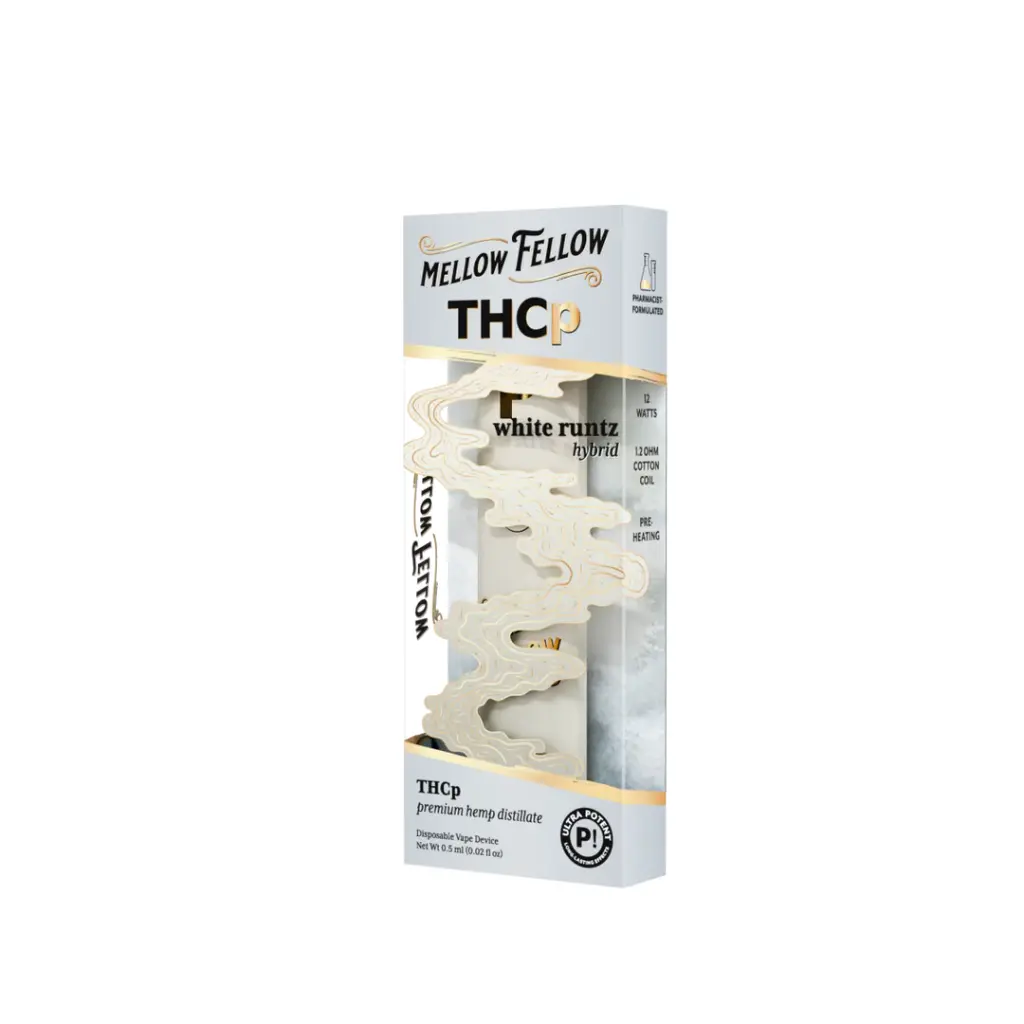 MELLOW FELLOW DISPOSABLE 0.5G THCp WHITE RUNTZ (HYBRID)