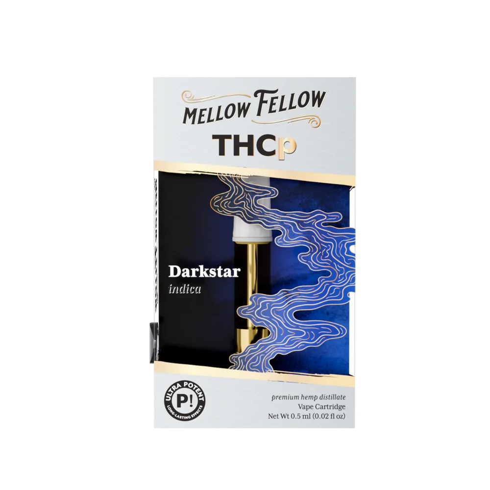 MELLOW FELLOW VAPE CARTRIDGE 0.5G THCp DARKSTAR (INDICA)