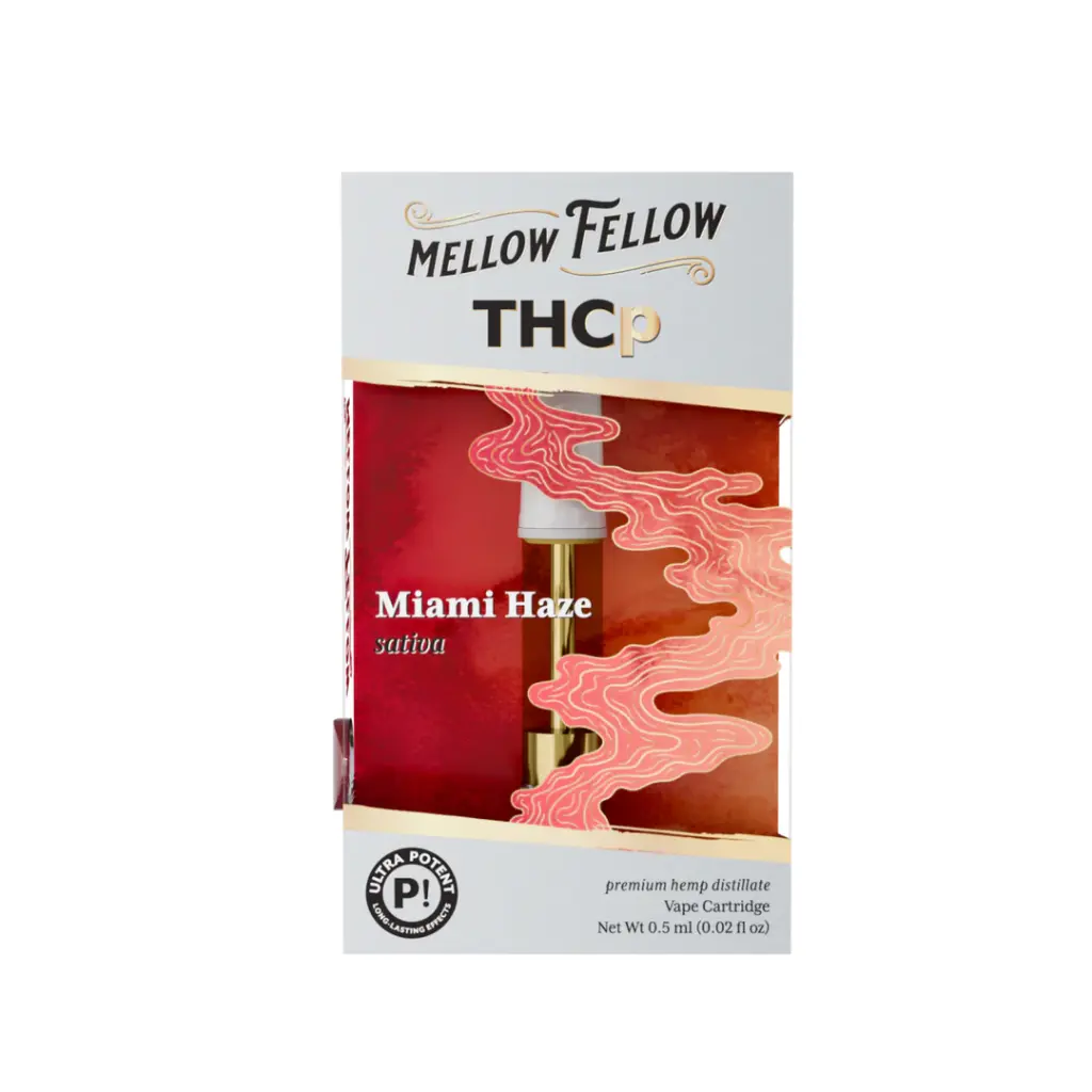 MELLOW FELLOW VAPE CARTRIDGE 0.5G THCp MIAMI HAZE (SATIVA)