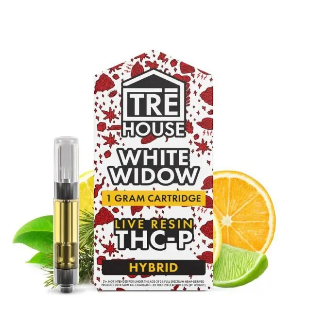 TRE HOUSE CARTRIDGES 1G THC-P WHITE WIDOW