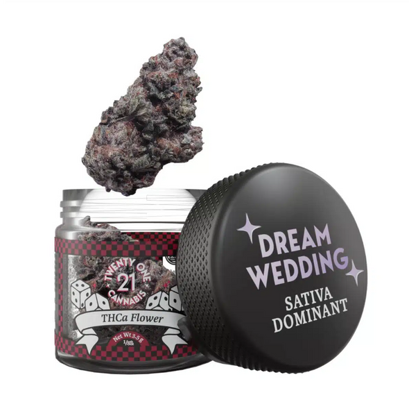 TWENTY ONE FLOWER 3.5G THCa DREAM WEDDING