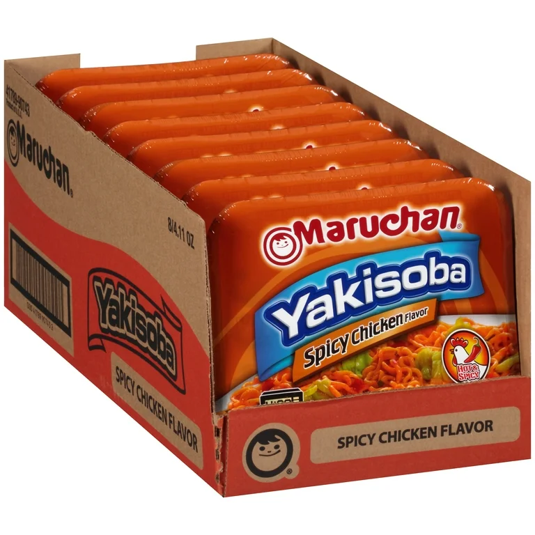 YAKISOBA SPICY CHICKEN FLAVOR 8CT