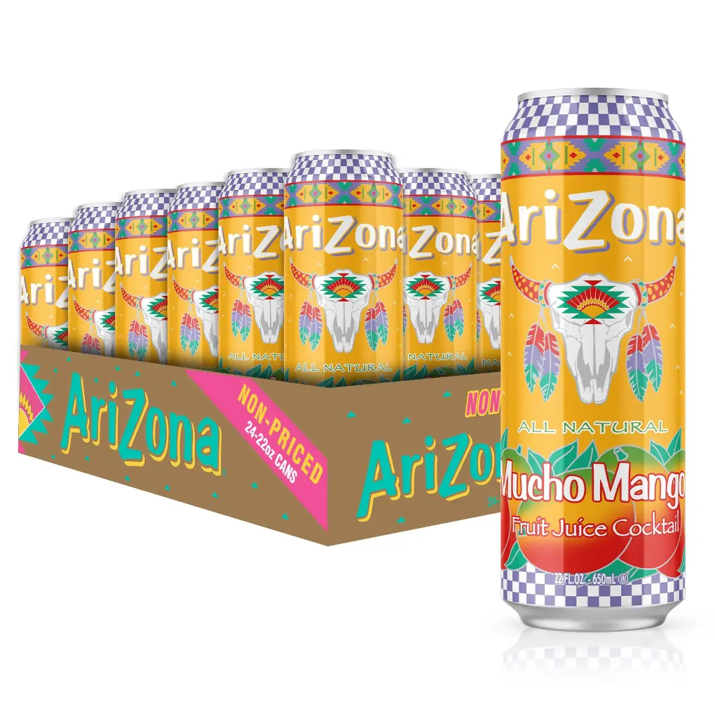 Arizona Mucho Mango 22 oz, 24 pk.