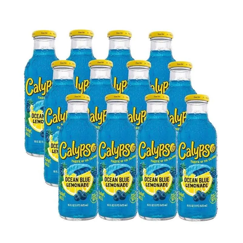 Calypso Lemonade Ocean Blue 16 oz, 12 pk.