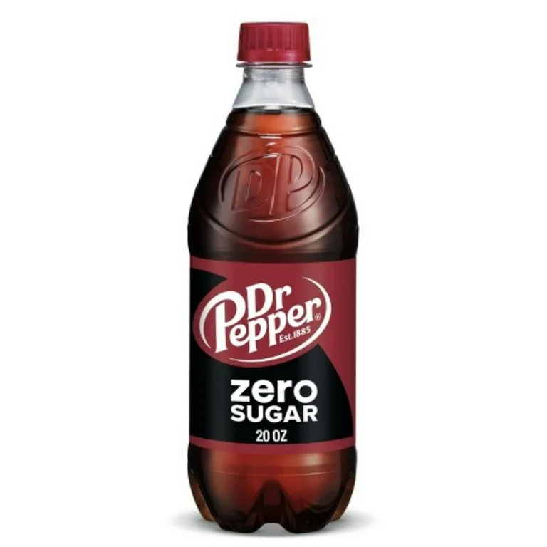 Dr Pepper Zero Sugar 20 oz, 24 pk.