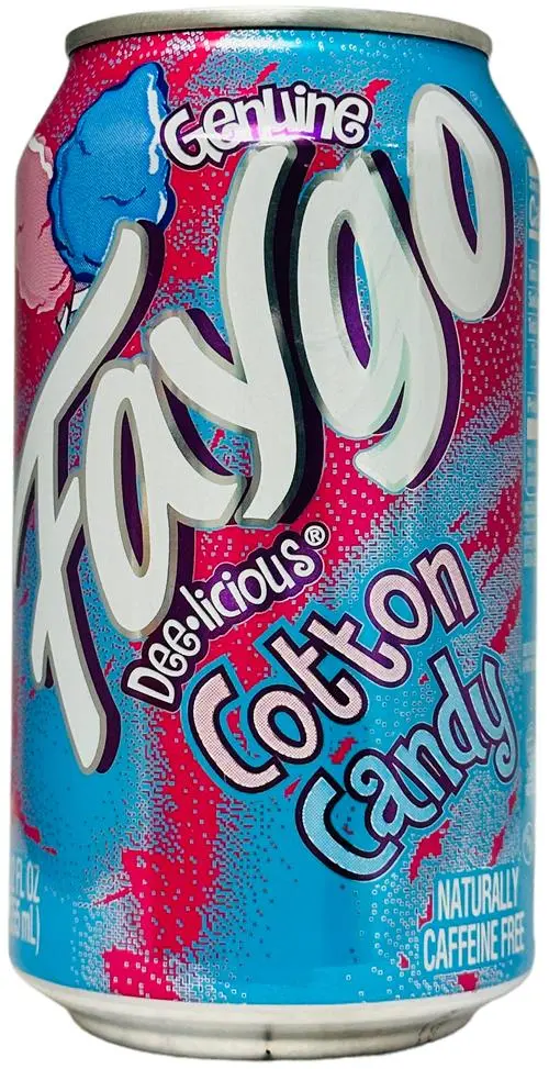 Faygo Can Cotton Candy 12 oz, 24 pk.