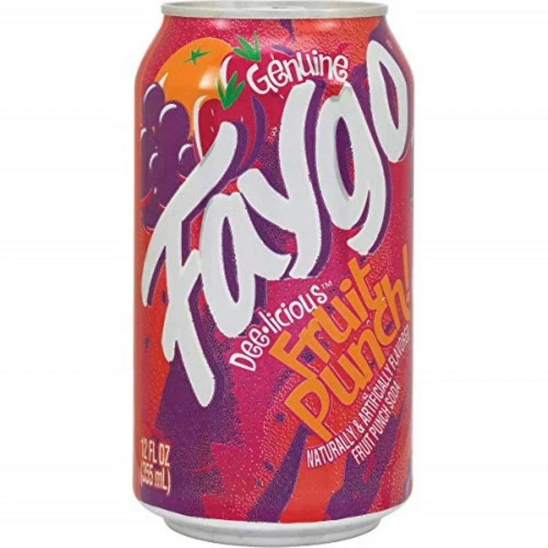 Faygo Can Fruit Punch 12 oz, 24 pk.