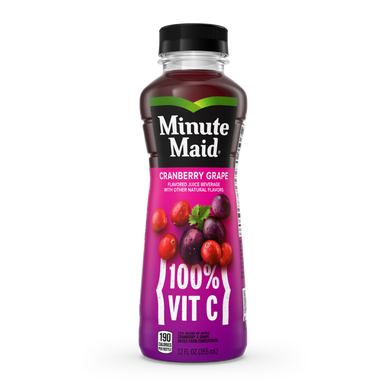 Minute Maid Cranberry Grape 16 oz, 12 pk.