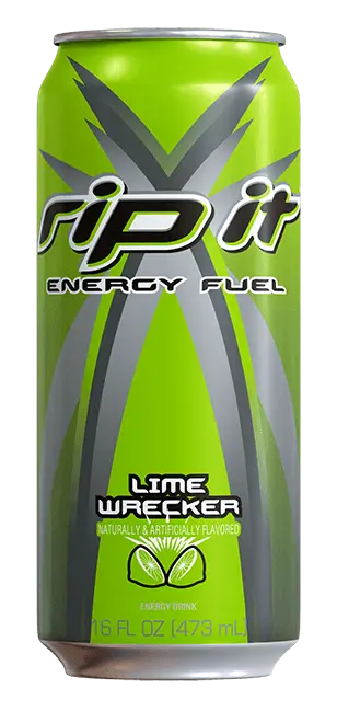 Rip It Lime Wrecker 16 oz, 24 pk.