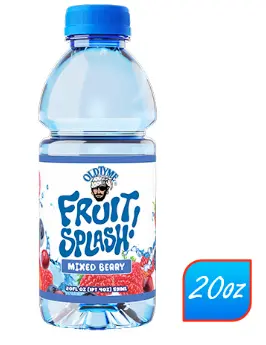 Splash Fruit Mixed Berry 20 oz, 12 pk.