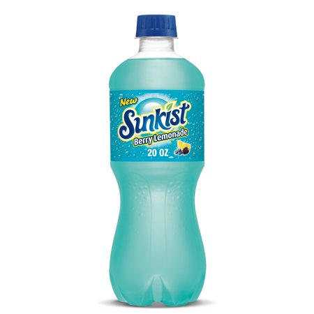 Sunkist Berry Lemonade 20 oz, 24 pk.