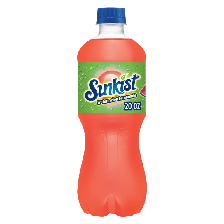 Sunkist Watermelon Lemonade 20 oz, 24 pk.