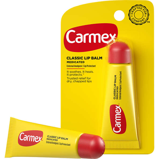 Carmex Tube Boz 0.35 oz, 12 ct.