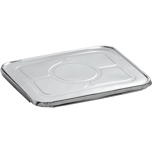 Choice Foil Steam Table Pan Lid - Half Size - 100/Case