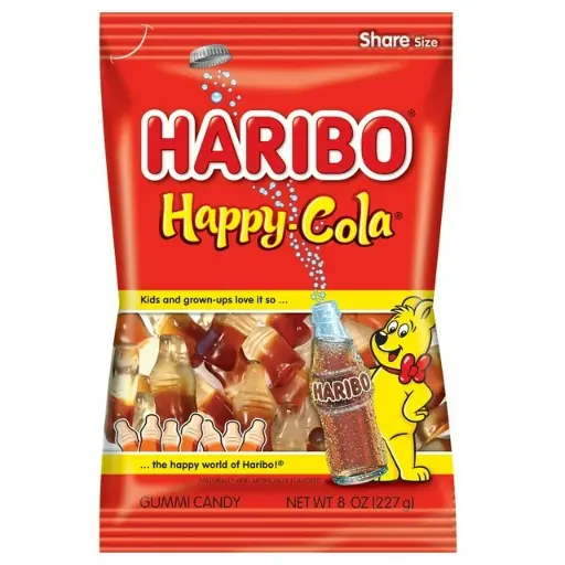 Haribo Gummy Bag Fizzy Cola 12ct, 5 oz