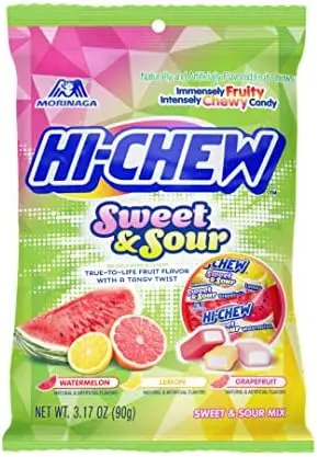 Hi-Chew Candy Bags Sweet & Sour 6 ct, 3oz