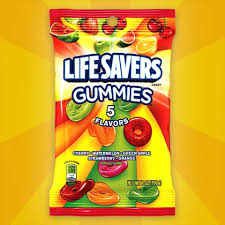 Lifesavers Gummies Hook Bag 5 flavors 7 oz, 12 ct.