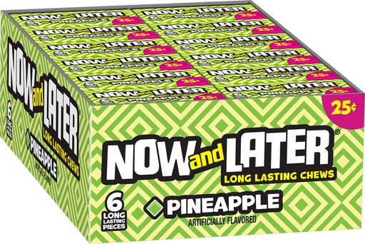 NOW AND LATER PINEAPPLE 24CT