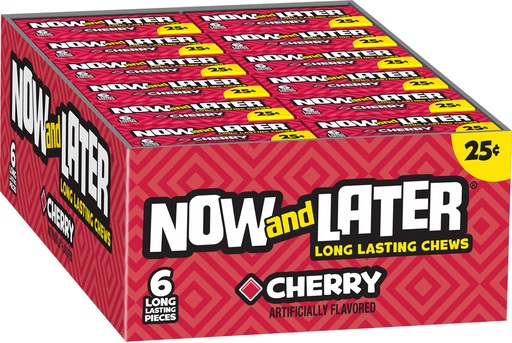 NOW AND LATER STRAWBERRY 24CT/.93OZ