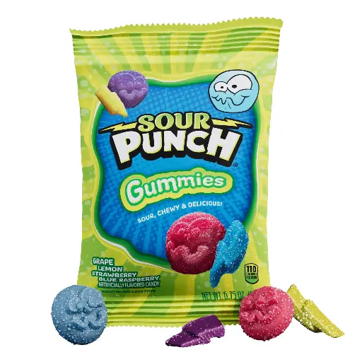 Sour Punch Gummies 8 ct, 6.75 oz