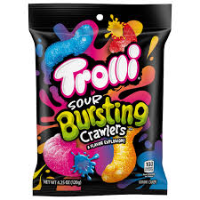 Trolli Candy Hook Bag Bursting Crawlers 12 ct, 4.25 oz