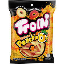 Trolli Candy Hook Bag Peachie 12 ct, 4.25 oz