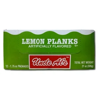 Uncle Al's Lemon Planks 12-1.75 oz