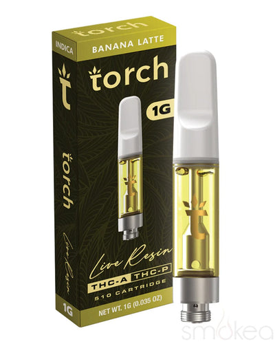 TORCH 1G THC-A LIVE RESIN CARTS - BANANA LATTE