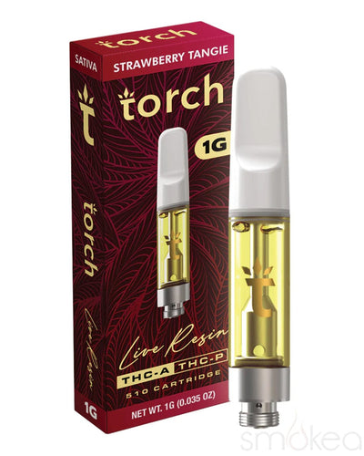 TORCH 1G THC-A LIVE RESIN CARTS - STRAWBERRY TANGIE