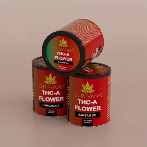 CUREVANA THC-A FLOWER, 14 G - BAMBAM OG