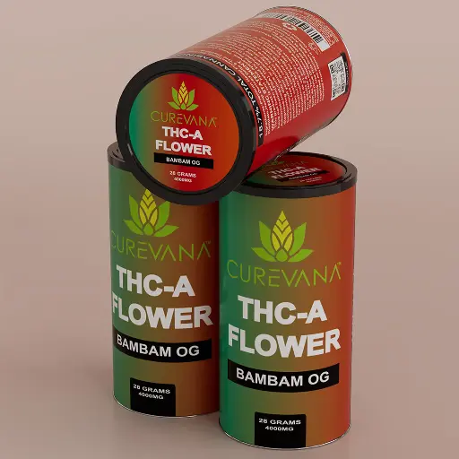 CUREVANA THC-A FLOWER, 28 G - BAMBAM OG