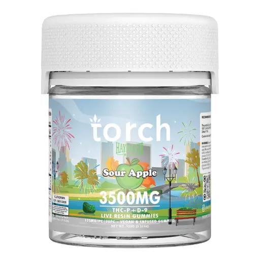 TORCH HAYMAKER 3500 MG THC-P + D-9 + THC-X SOUR APPLE