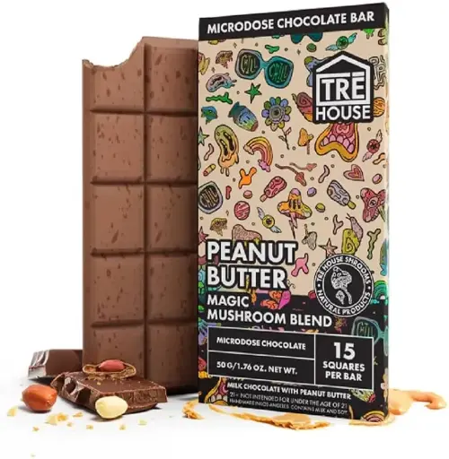 MAGIC MUSHROOM - CHOCOLATE BAR - PEANUT BUTTER