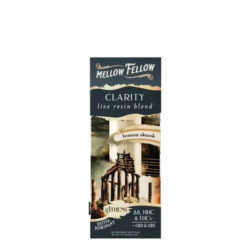 MELLOW FELLOW DISPOSABLE 1ML CLARITY BLEND LEMON SKUNK