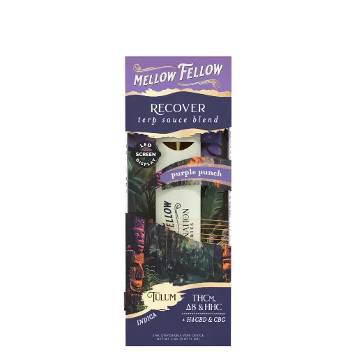 MELLOW FELLOW DISPOSABLE 2 ML RECOVER BLEND PURPLE PUNCH