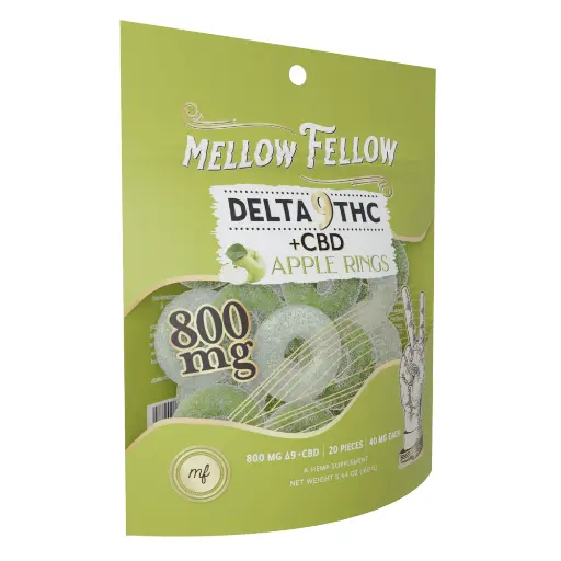 MELLOW FELLOW EDIBLE RINGS (800 MG) APPLE 20 CT.