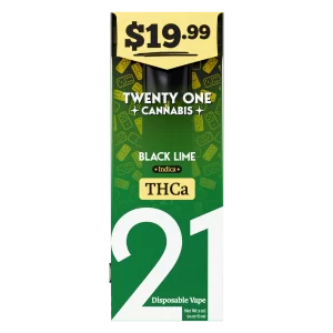 TWENTY ONE DIS 2ML THCA BLACK LIME (HYBRID)