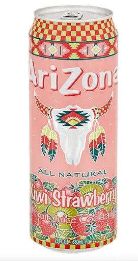 Arizona Kiwi Strawberry 22 oz 24 ct.